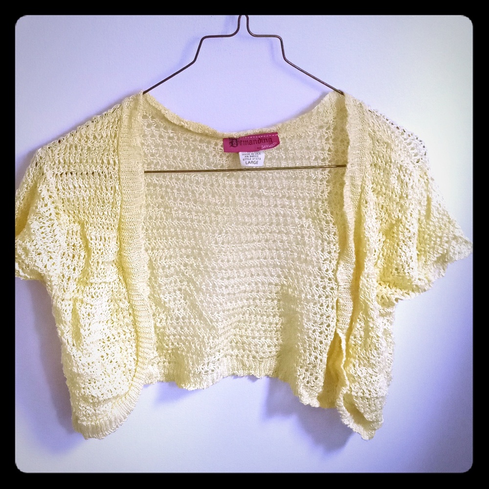 Say What? Knit decorative jacket